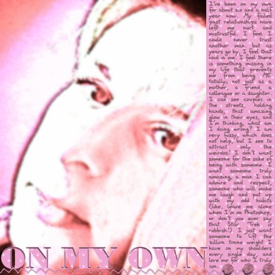 on my own