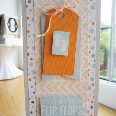 Life is better in flipflops Card