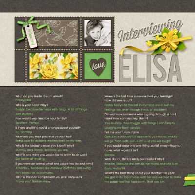 Interviewing Elisa