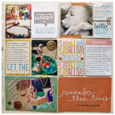 Project Life Week 25 right side