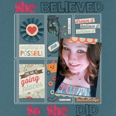 she believed