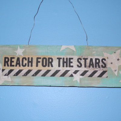 Wooden Driftwood Sign
