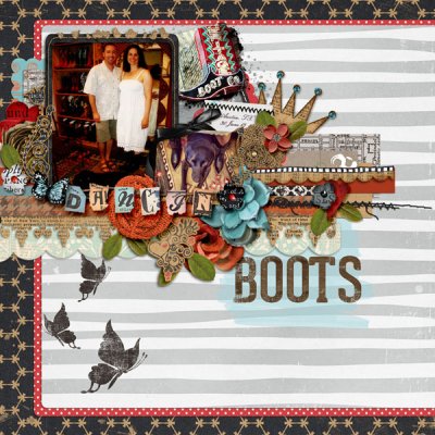 Dancin Boots and a Blind Lab Dog
