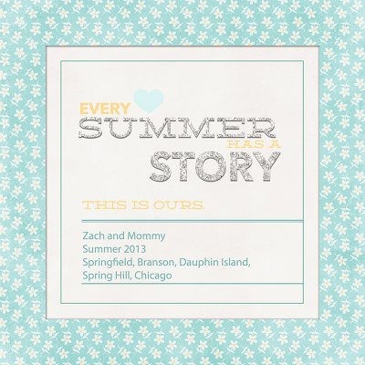 Summer Love Album: Title Page