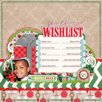 Christmas List 2012