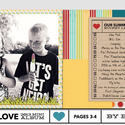Summer Love Mini Pages 3-4