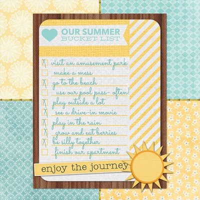 Summer Love Album: Summer Bucket List