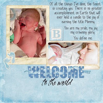 Welcome To The World