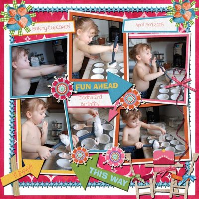 Baking cupcakes!
