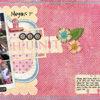 Megan's 1st Egg Hung