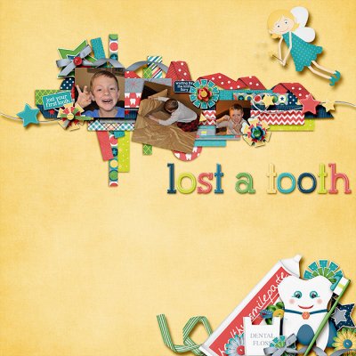Lost a tooth (left)