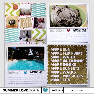 Summer Love Mini pages 13-16