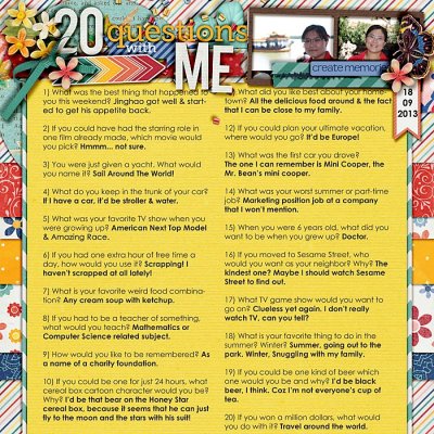 20 questions with me