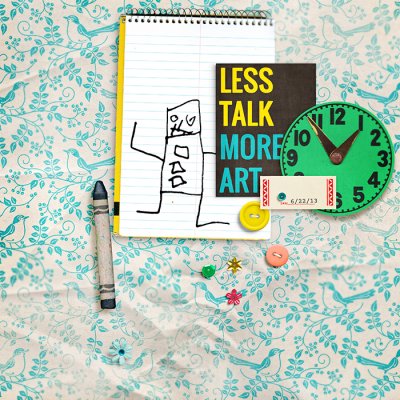 Less Talk, More Art
