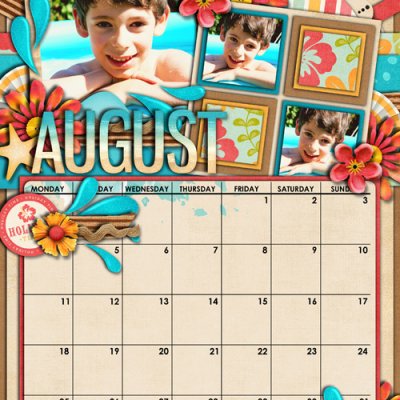 2014 Calendar August