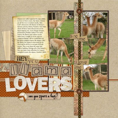 Llama lovers