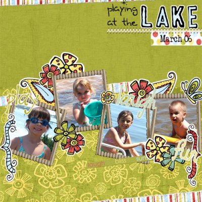Playing at the Lake