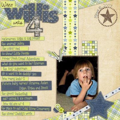 when willis was 4