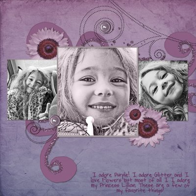 My purple Princess