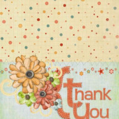 Thank you card
