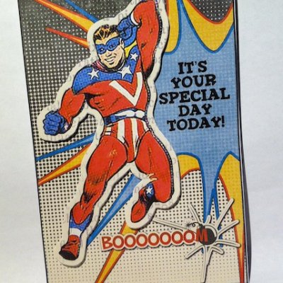 Superhero Card