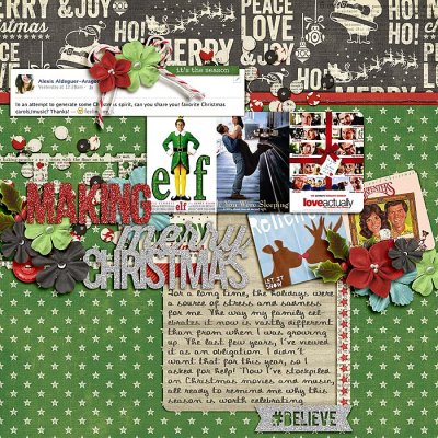 making merry christmas