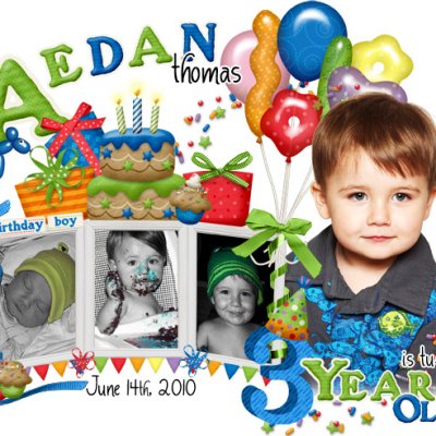 Happy 3rd Birthday Aedan