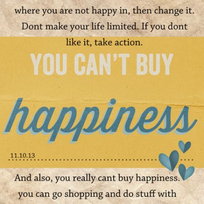 Nov Challenge #5- one word prompt -- Happiness