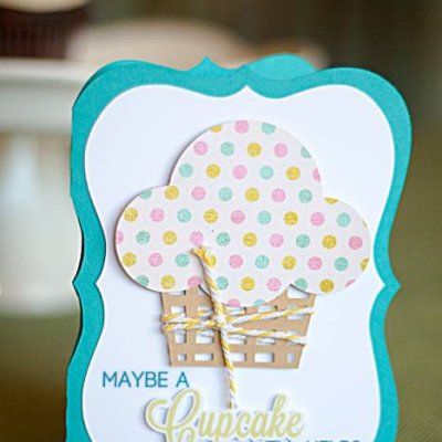 "Maybe a Cupcake Will Help" Card