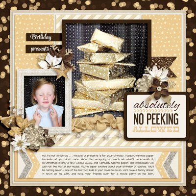 No peeking allowed