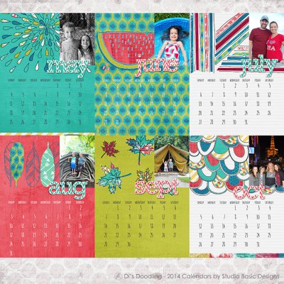 2014 calendars
