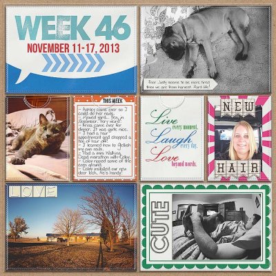 Project Life- Week 46 (left)