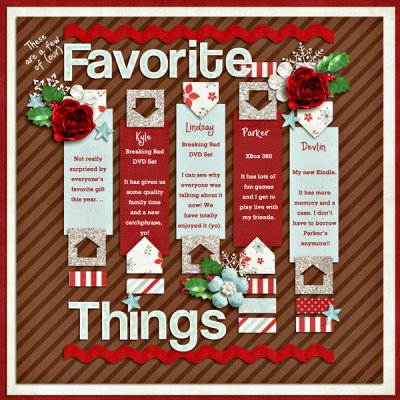Favorite Things (Christmas 2013)