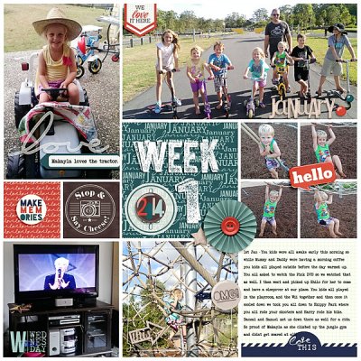 Project Life Week 1 - Left