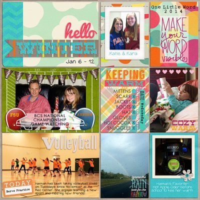 Project Life 2014 - Week 2 Left