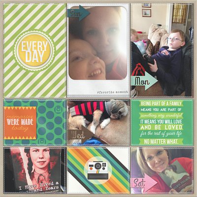 Project Life 2014 Week 2 Left