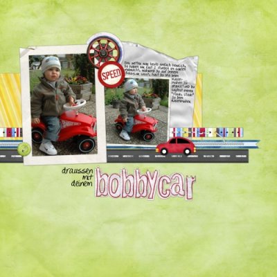 at outside with your bobbycar