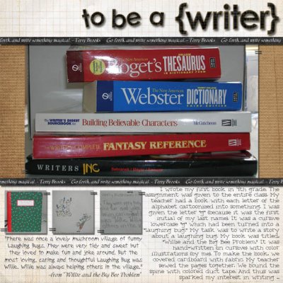 to be a writer
