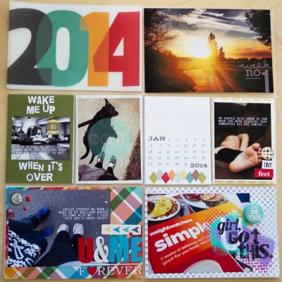 2014 Project Life Week 1 - Left
