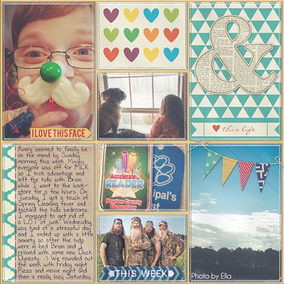 Project Life 2014 Week 4 Left