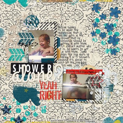 shower alone