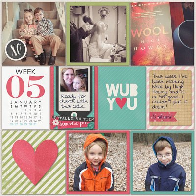 Project Life 2014 Week 5 Left