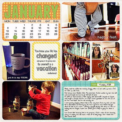 Project Life (week 5, day 2): Haircut and Groceries - Without Kids!!