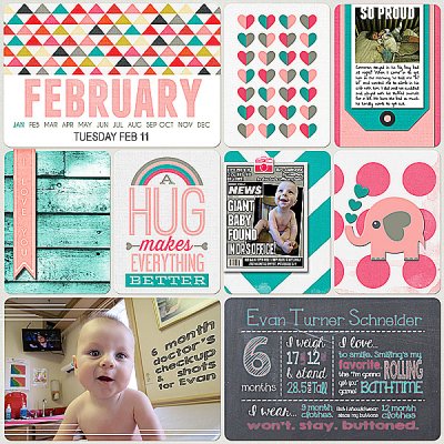 Project Life 2014 (Week 7, Day 2): 6 Month Checkup