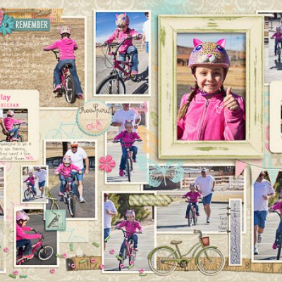 Learning to Ride Collage