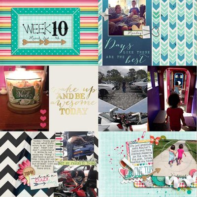 Project Life Week 10 Left