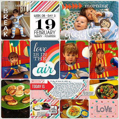 Project Life 2014 (Week 8, Day 3): Love is in the Air
