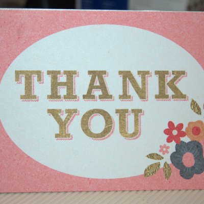 Birthday Thank You Note