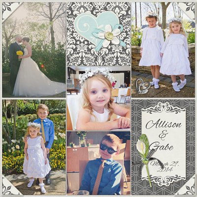 Project Life 2014 Week 13 Wedding Insert Left
