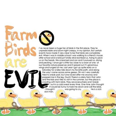 Farm Birds Are Evil